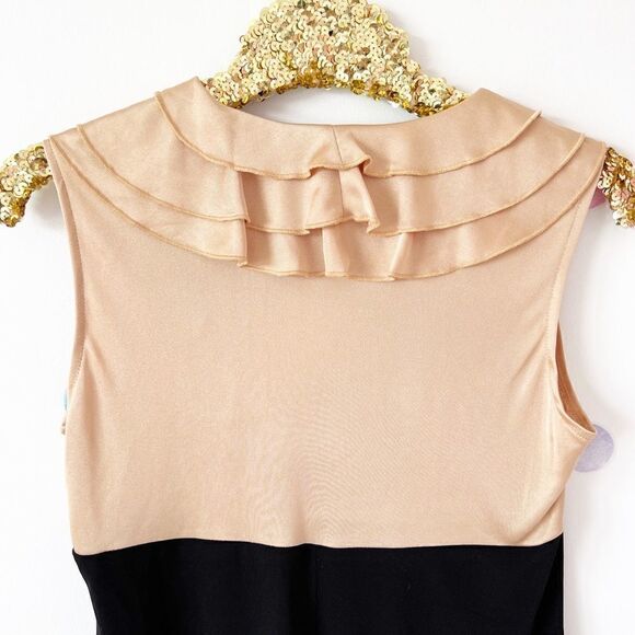 Enfocus studio gold ruffle dress - Picture 6 of 7